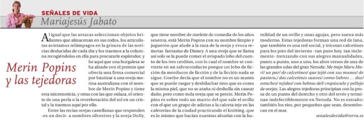 Merin Popins y las tejedoras