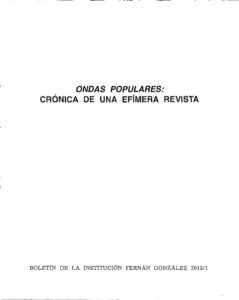 Ondas Populares: Crónica de una efímera revista